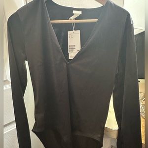 New H&M plum color bodysuit